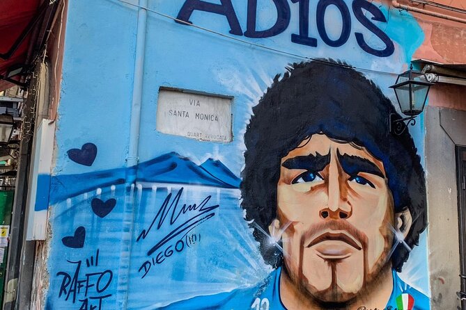 Tour of Naples and his Idol Diego Armando Maradona - The Murals and Street Art Tribute to Maradona