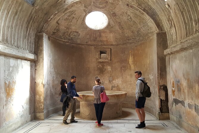 Tour of Pompeii & Amalfi Coast with Skip the Line & Pick Up from Naples Port - Exploring Pompeii with a Top-Rated Guide