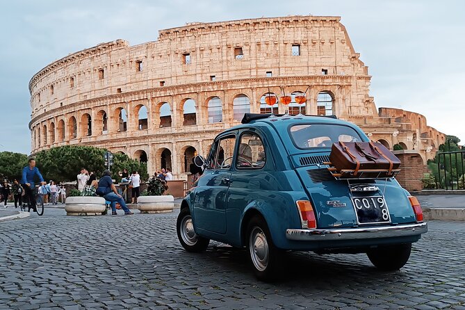 Tour of Rome Aboard a Vintage Fiat 500 - End of Tour at Giardino degli Aranci