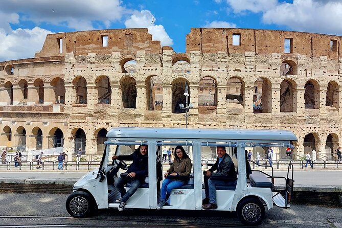Tour of Rome in 7 Seater Golf Cart - Key Points