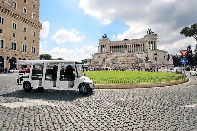 Tour of Rome in 7 Seater Golf Cart - Modern Comfort and Practicalities
