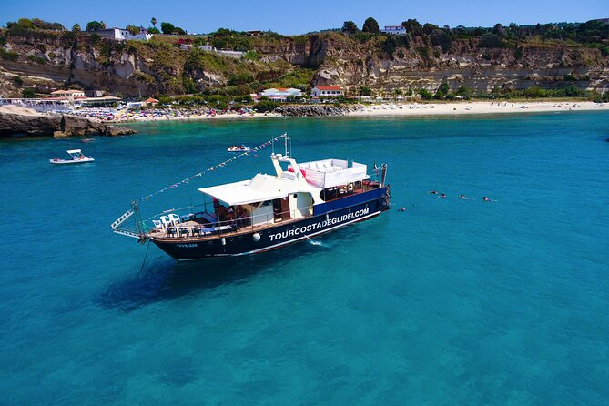 Tour of the Costa degli Dei by boat, 3 hours with aperitif included - Scenic Views of Capo Vaticano and Coastal Landmarks