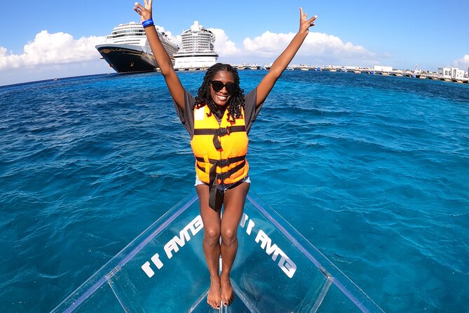 Tour to Arch in the only Clear Boat in Cabo Cruise Hotel PICKUP! - The Unique Transparent Boat Experience in Cabo San Lucas
