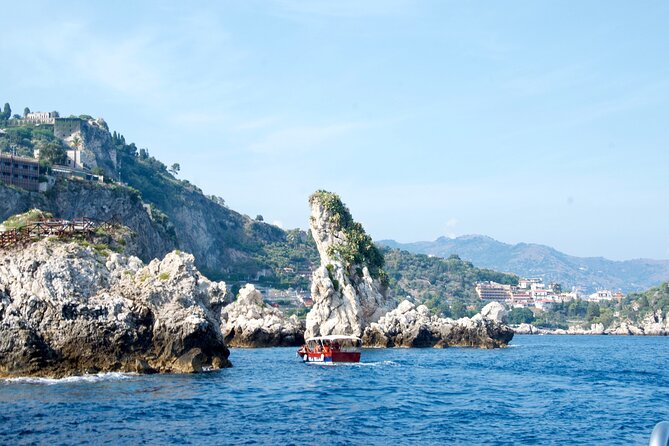 Tour to Baia di Taormina, Isola Bella and Naxos - Relaxing and Swimming at the Most Beautiful Beaches