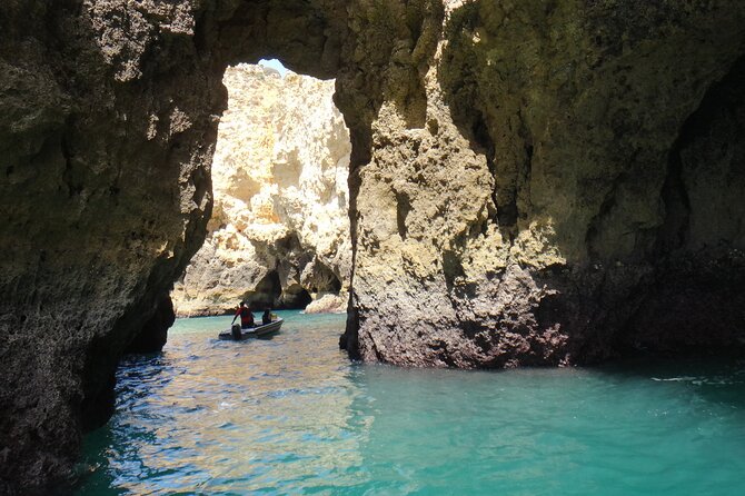 Tour to inside the Caves /Grottos the Ponta da Piedade -Lagos - The Tour Starts at Passeio dos Descobrimentos 9 in Lagos