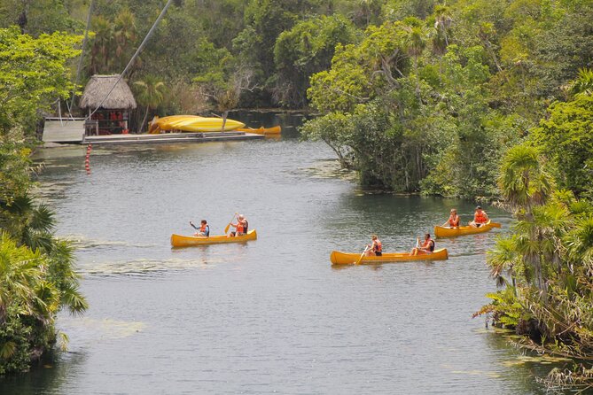Tour Tulum 4 Cenotes and Traditional Food in Villa Maya - Canoeing and Zip Lining at the Naval Cenote