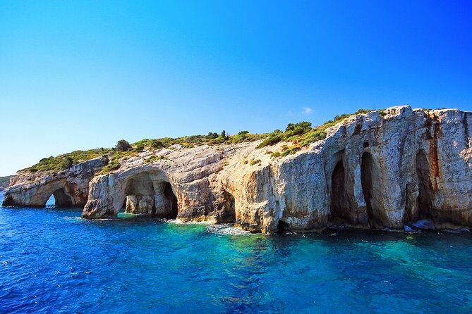 Tour Zakynthos Shipwreck,Blue Caves, Kremmidi Beach Excursion - Swimming Breaks at Kremmidi or Makrys Gialos