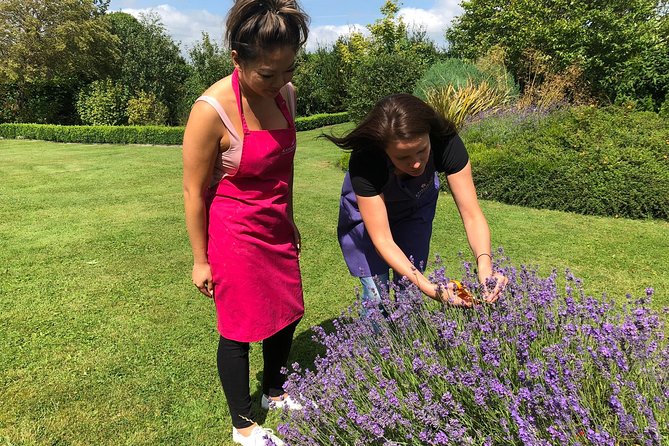Traditional Irish Homemade Baking Scones and Bread - Making Seasonal Scones with Fresh Lavender and Raspberries