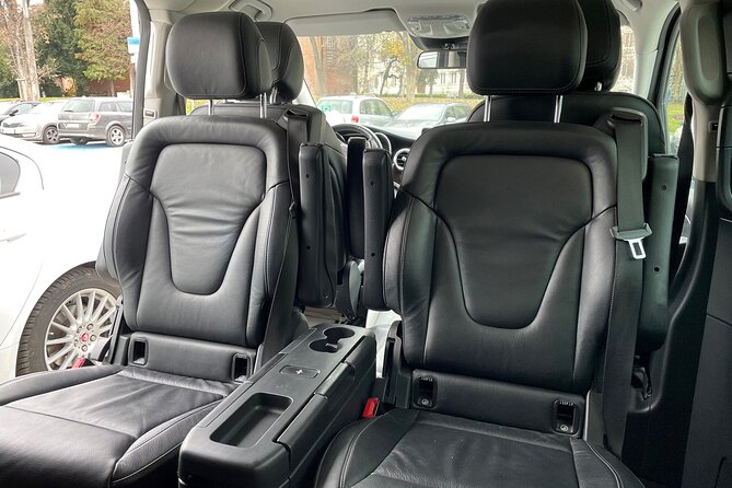 Transfer from the Sofia Airport to your hotel in Sofia by VIP Mercedes V class - Key Points