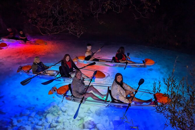 Transparent Kayak Glow Tour in Split - Exploring Stobre’s White Rocks and Cliffside Houses