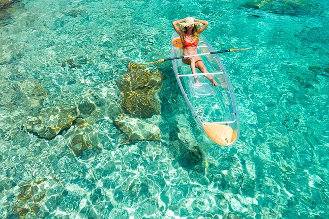 TRANSPARENT KAYAKING or SUP-ing AROUND ISLANDS - Key Points