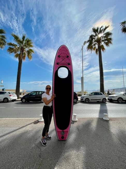 Transparent Stand Up Paddle Rental (two-seater) - Discover the Unique Experience of Transparent Paddle and Kayak Rentals in Juan-les-Pins