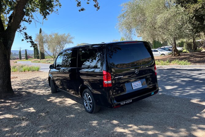 Transportation services for Napa . Sonoma wine tours - The Mercedes Van: Comfortable, Private Transportation