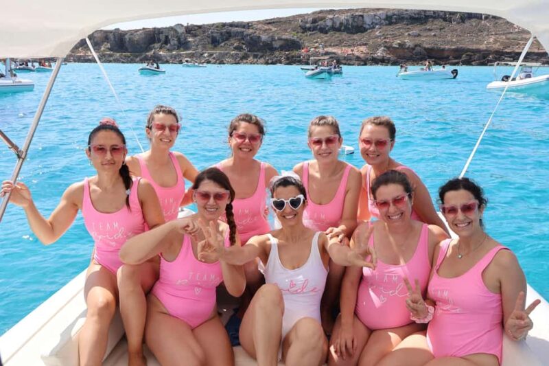 Trapani: favignana and levanzo boat tour - On-Board Celebrations and Atmosphere