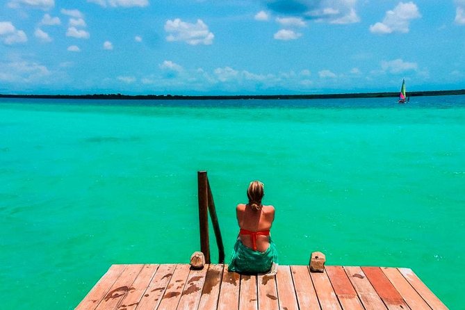 Travel Boat in Pontoon to Bacalar & Cenote Azul from Cancun - A Historic Visit to the Pirate Fortress