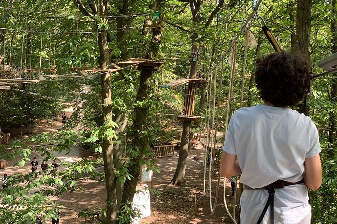 Tree Top Adventure in Forest of Meudon - Start at AccroCamp Forêt de Meudon in Chaville