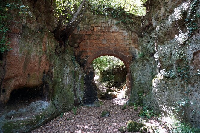 Trekking Excursion History and Nature Necropolis of Norchia from Rome - Walking Through the Ancient Roman "Cava Buia"
