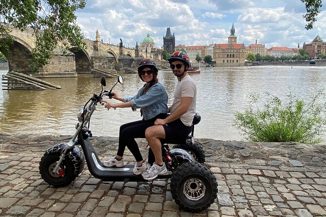 Trike tour in Prague - Express Tour - Cross the Charles Bridge and Its Riverside Charm