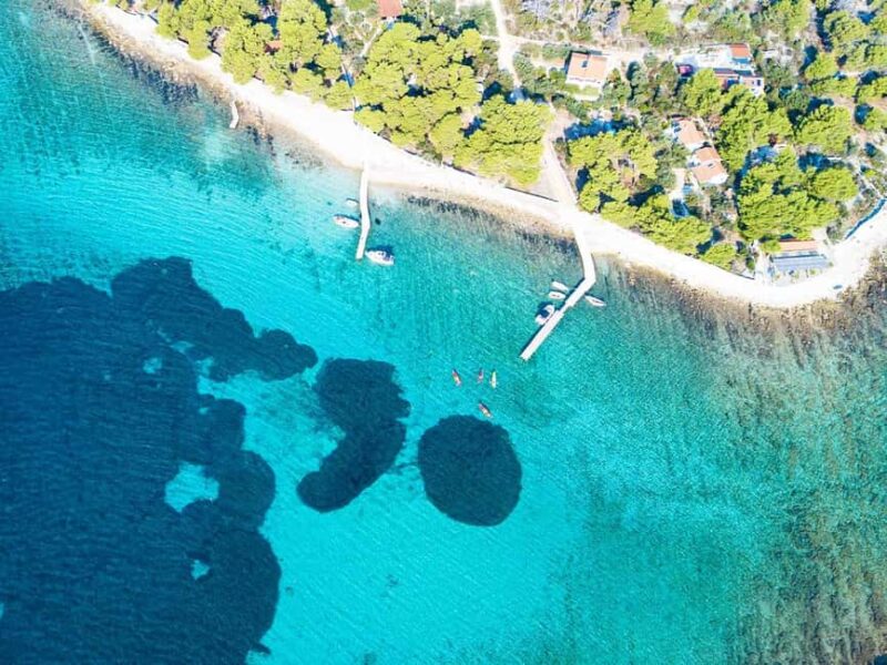 Trogir: Blue Lagoon, Maslinica, and Solinska Bay Boat Tour - Key Points