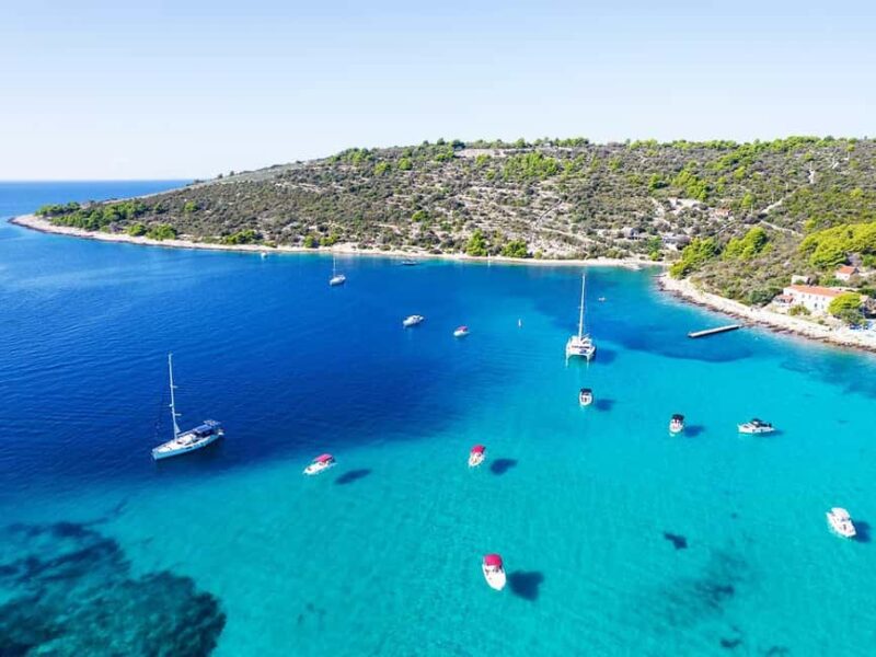 Trogir: Blue Lagoon, Maslinica, and Solinska Bay Boat Tour - Cruising to the Blue Lagoon and Its Vivid Waters