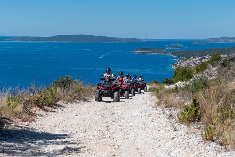 Trogir, edno: iovo Island 100% Off-Road Quad ATV Tour - The Experience: Stunning Views and Hidden Corners