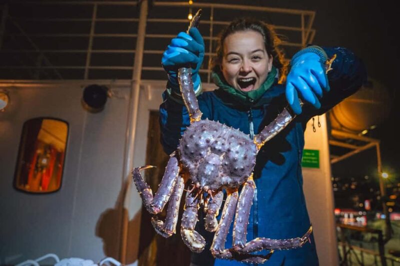 Tromsø: Arctic king crab cruise with self-captured lunch - Key Points