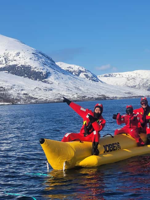 Tromsø: Banana Tube Ride with Arctic Floating - The Thrill of the Banana Tube Ride in the Arctic