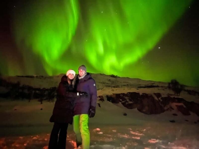 Tromsø: Full Night Magic of the Northern Lights - The Bonfire and Warm Drinks Add Comfort to Cold Nights