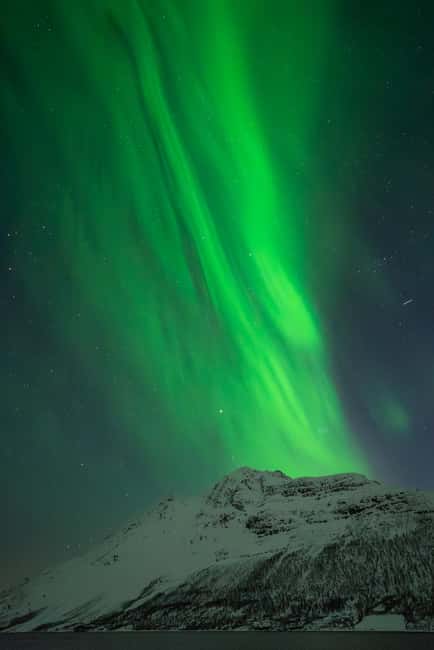 Tromsø: Northern Lights in a minibus with free photos and a warm meal! - Key Points