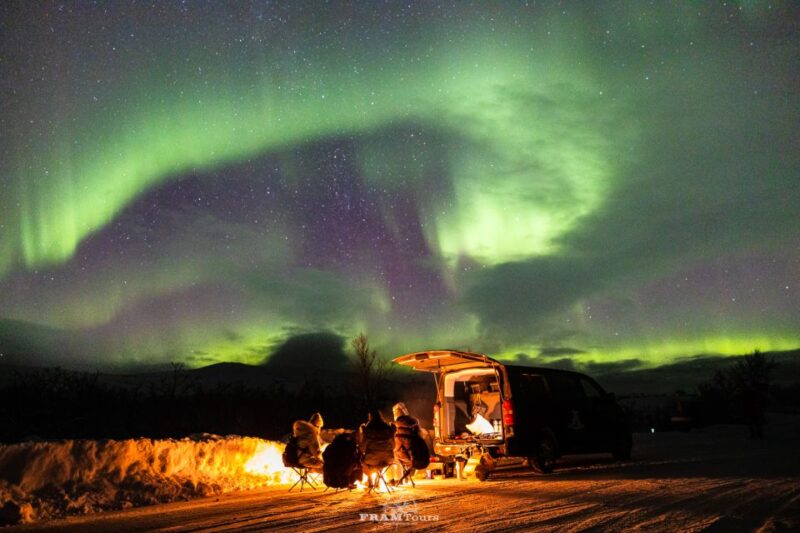 Tromso: Northern Lights Tour with Photographer - The Warmth and Comfort of the Fire Camp