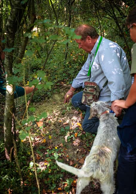 Truffle hunting in the Langhe - Truffle hunting with a real truffle hunter - Bruno, the Authentic Truffle Hunter, and His Dog Vero
