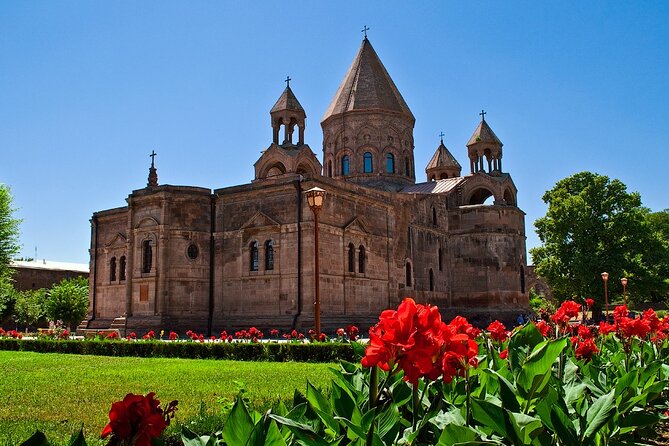 Tsitsernakaber-Hripsime-Echmiatsin-Noy brandy factory - Discover Armenia’s UNESCO Heritage and Spirit Heritage in a 5-Hour Tour from Yerevan