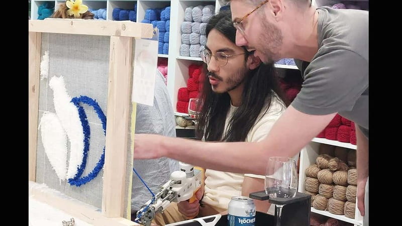 TUFTING: Learn how to make a rug during a fun class in Valencia. - The Learning Experience with Expert Guides