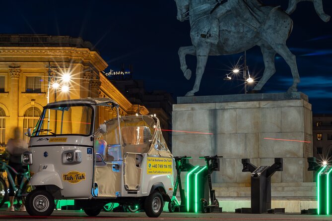 Tuk Tuk Best of Bucharest Tour - SpecTukular! - Walk Beneath the Triumph Arch (Arcul de Triumf)