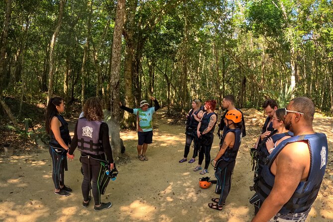 Tulum Ancestral Waters Cave Cenotes Jungle Walk and Meal - Exploring Uj, a Cenote Filled with Stalactites and Stalagmites