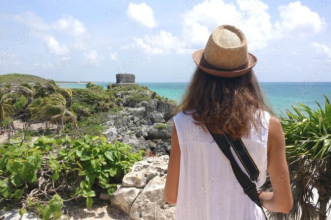 Tulum History, Sian Ka'an Floating Canals and Tacos Honorio Lunch - Visiting the Tulum Archaeological Site on a Cliff Overlooking the Caribbean