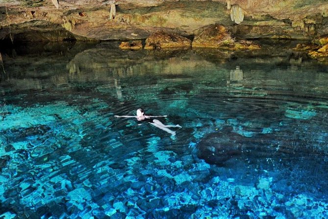 Tulum Mayan Ruins and cenote swim - Swim in the Crystal-Clear Cenote Chaak Tun