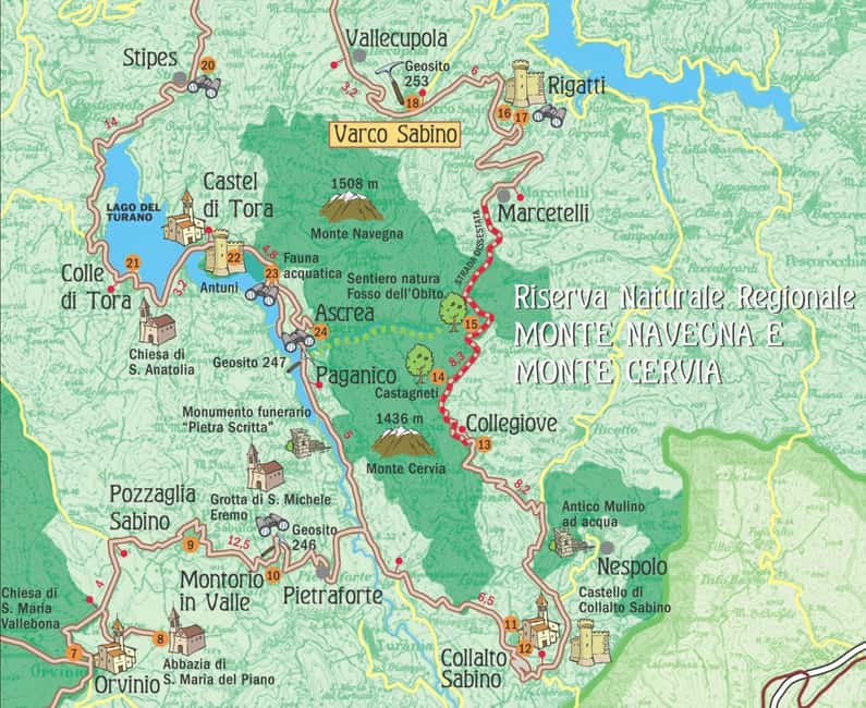 Turano Lake: full day trip with Hike, Castle, Tour and Lunch - Discovering the Abandoned Village of Antuni