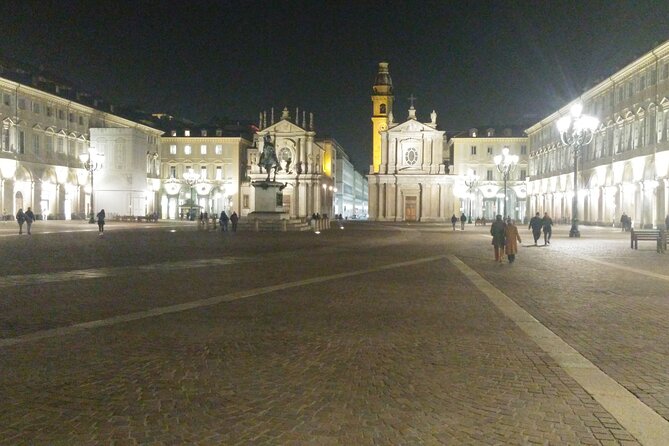 Turin by night 2-hour monolingual walking experience - Starting at Piazza Castello, the Heart of Turin’s Historic Center