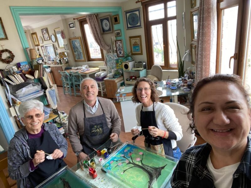 Turkish Marbling Paper Ebru Art Workshop - Learning from Experienced and Friendly Teachers