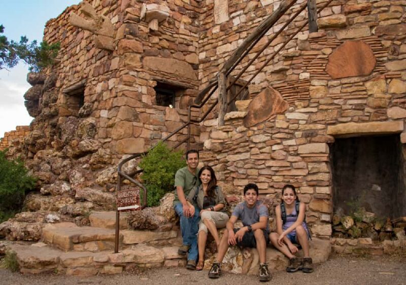 Tusayan: Grand Canyon Desert View & South Rim Pink Jeep Tour - Visiting Navajo Point and the Desert View Watchtower