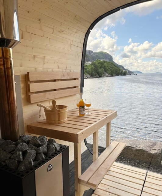 Two Fjord SUP n Sauna Guided Paddle Tour (Stavanger) - The Sauna Experience at Dirdal Gårdsutsalg