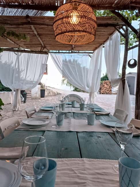 Typical Apulian menù in the garden of an ancient Trullo - Accessibility and Practical Details