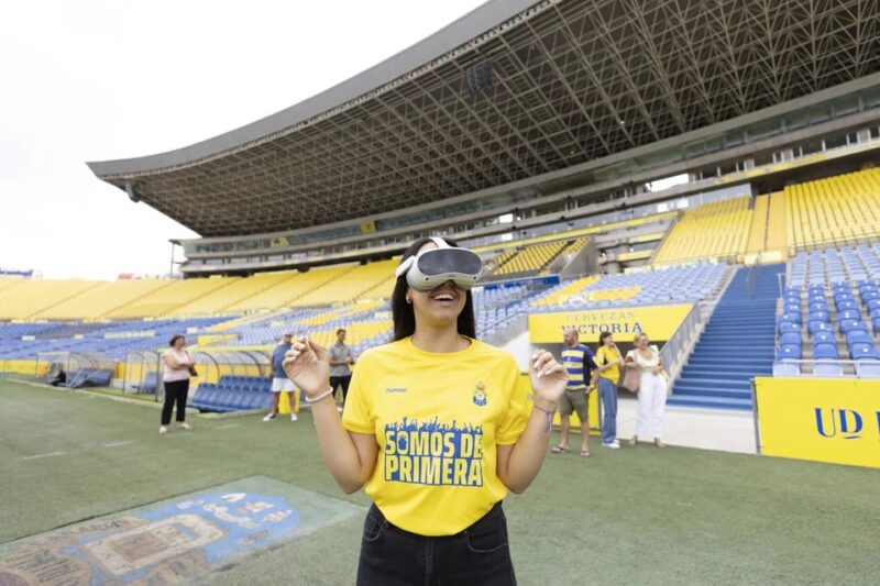 UD Las Palmas Gran Canaria Stadium Guided Tour - The 360° VR Experience: Feeling Like a Player on Match Day