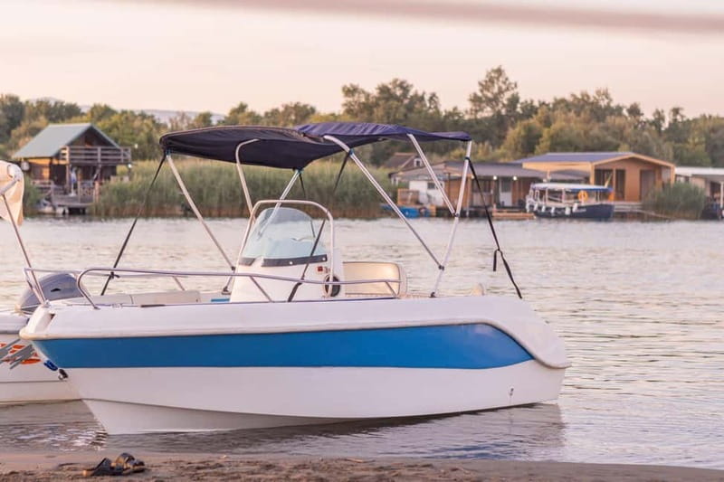 Ulcinj: Private Amazonas Boats Rental - Flexibility for Relaxing, Swimming, or Fishing