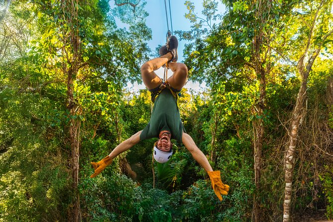 Ultimate Adventure Combo ATV, Ziplines and Cenote - The Thrill of Cliff Jumping and Zipline Swings
