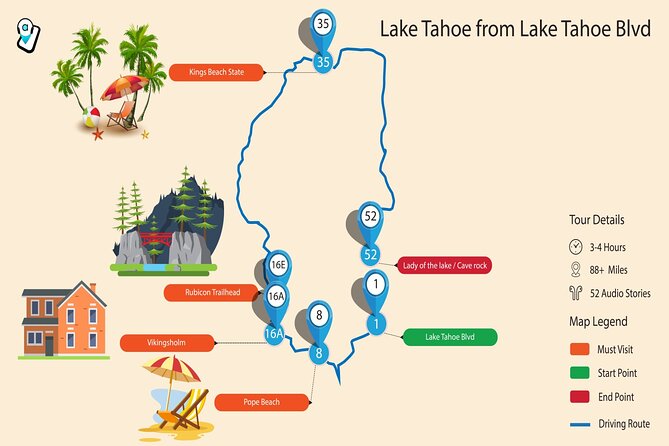 Ultimate Lake Tahoe Self-Guided Driving Audio Tour - Exploring the Tallac Historic Site and Pope Cabin