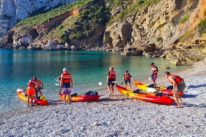 Uncharted Caves & Snorkelling Heaven: Cala Granadella Kayak Tour - Relaxing at Cala Ambolo, the Private Beach