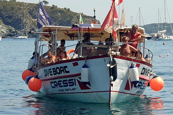 Underwater adventure with sea baptism on the Island of Elba - Key Points