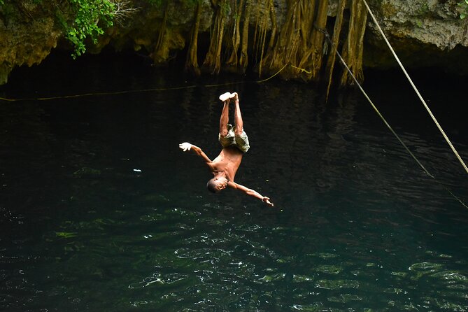Unforgettable off-road experience from Cancun. Ziplines & cenote! - Key Points